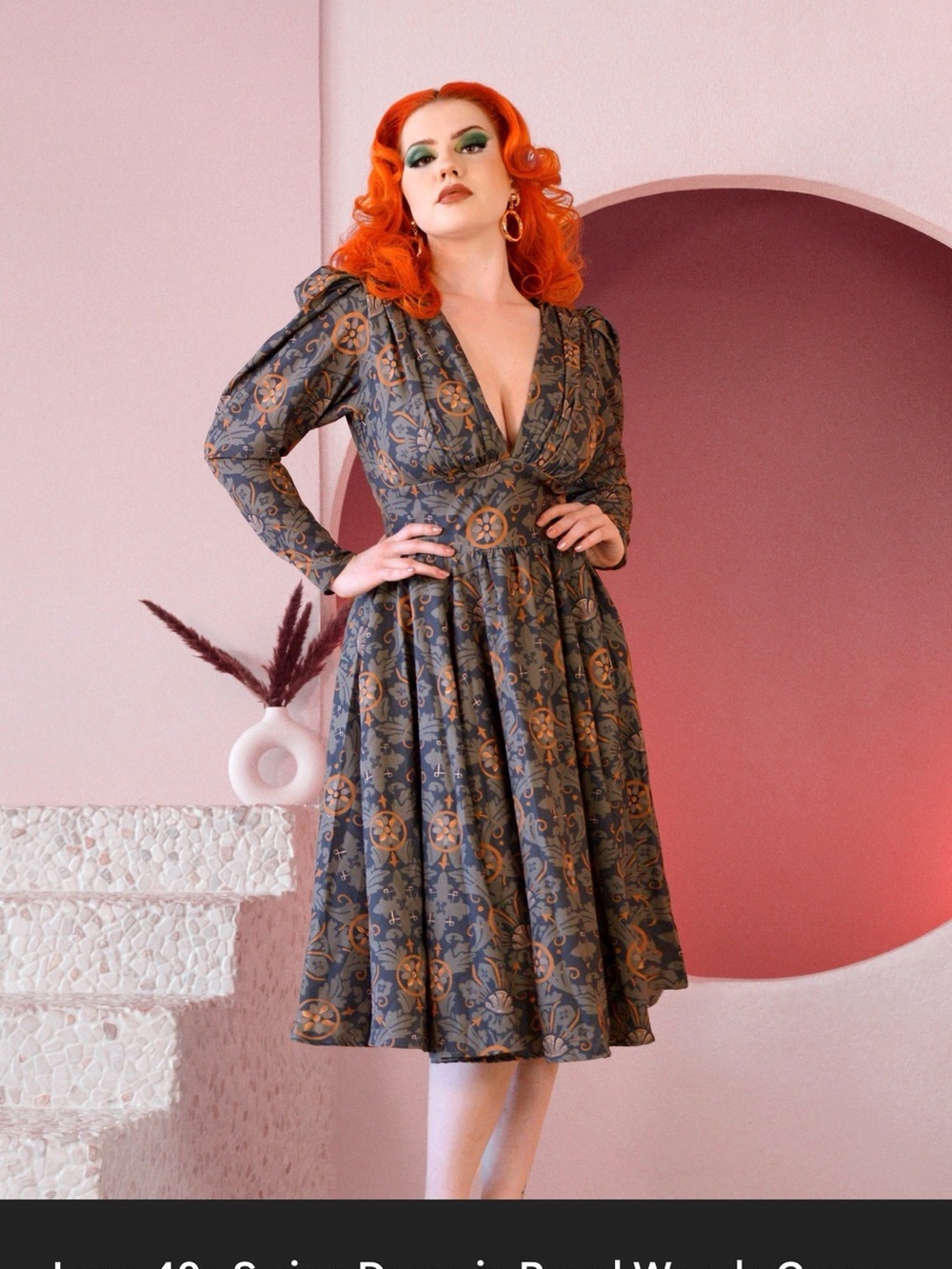 Laura Byrnes Hope Johnstun Luna Swing dress size 2x